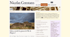 Desktop Screenshot of nicolas-constans.net